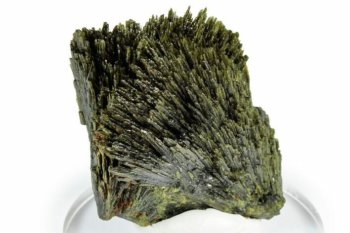 Lustrous Green Epidote Crystal Spray - Peru #347909